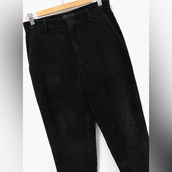 COS Women's Corduroy Trousers Black Label EUR44 Check Measurements UK12 - Picture 2 of 7